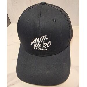 Anti Hero Gallery Trucker Hat Black Mesh Snapback‎ Cap Yupoong The Classics Mens